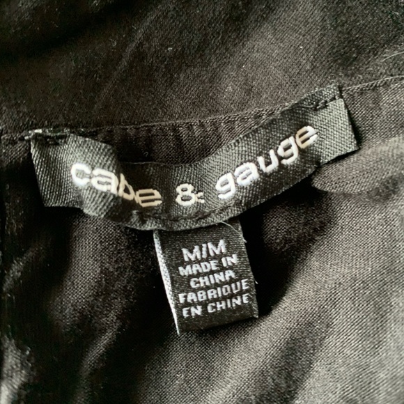 Macys black white summer top S - Picture 4 of 4